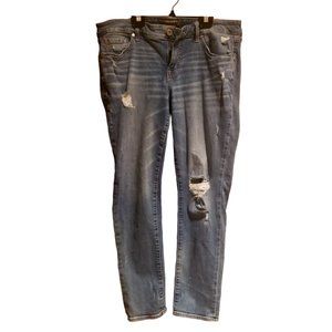 Torrid | Vintage Stretch | Boyfriend Straight | Distressed Jeans | Size: 12